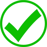 picture of a checkmark 