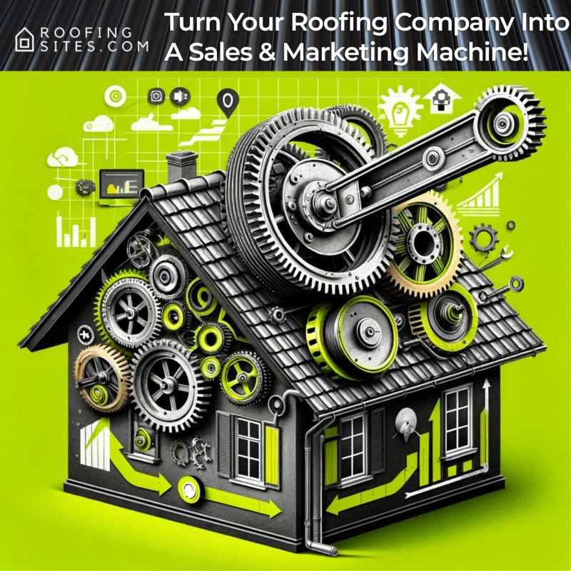 Roofing sites marketing machine