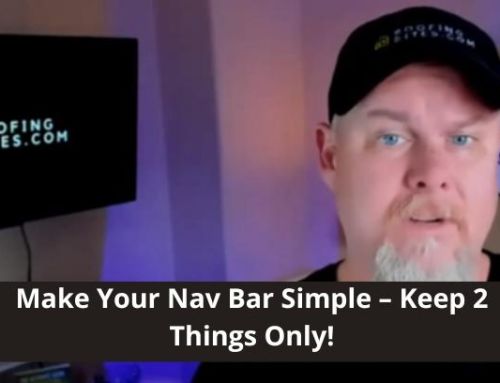 Make Your Nav Bar Simple – Keep 2 Things Only!