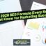 A man stands next to marketing charts and a notebook, with text reading, The 2026 SEO Formula Every Roofer Must Know for Marketing Success! and the Roofer Marketing Heroes logo.